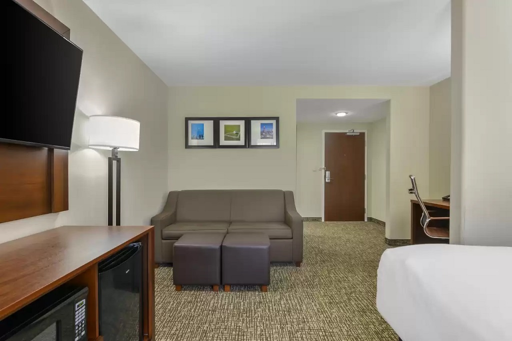 Comfort Suites At Kennesaw State University - Single Bed Room-2